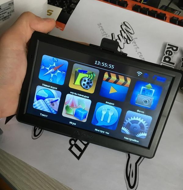 GPS навигатор Pioneer PA-790 HD 16ГБ MStar 800Mg+ TRUCK 2025